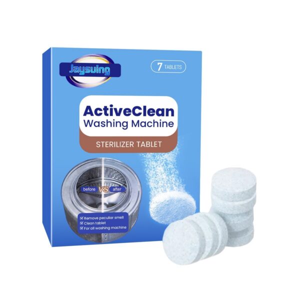 Jaysuing Washing Machine Cleaner Tablets Deep Clean Drum Remove Dirt and Odor