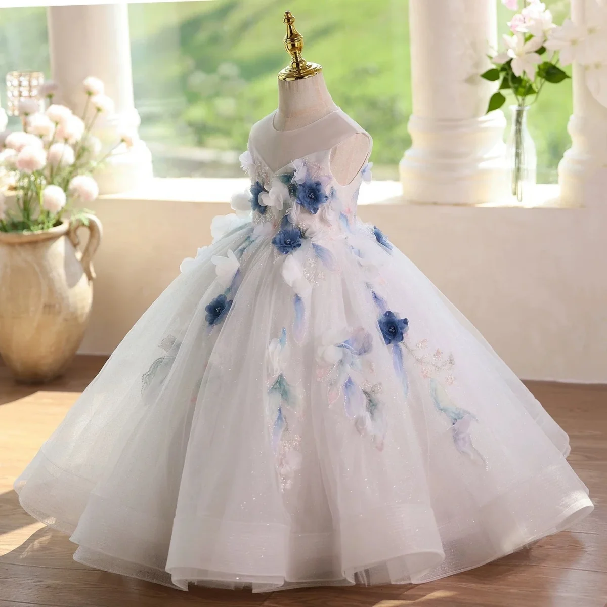 0-12-years-old-girls-long-dress-floral-mesh-wedding-dress-birthday-party-banquet-special-occasion-dress-girl-princess-dress-AVELAPRO-47425859223723-03 0-12 years old girls long dress, floral mesh wedding dress, birthday party, banquet, special occasion dress, girl princess dress