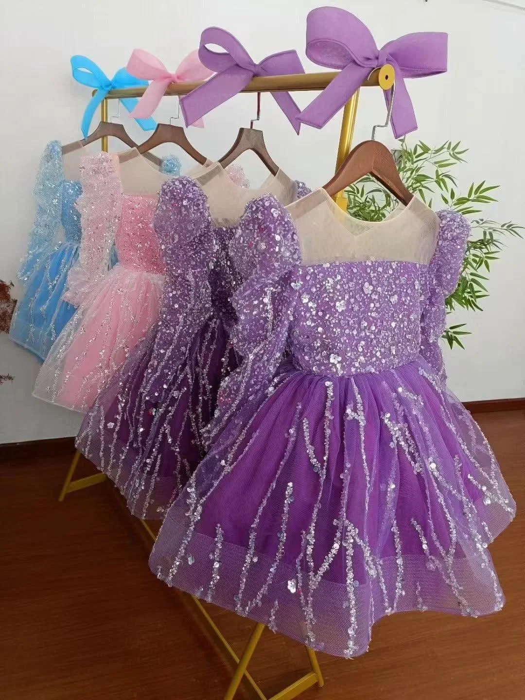 0-12-yrs-Girls-elegant-sequined-princess-dressfor-birthday-long-sleeve-wedding-party-dress-AVELAPRO-47426012053675-20 0-12 yrs Girls elegant sequined princess dressfor birthday long sleeve wedding party dress