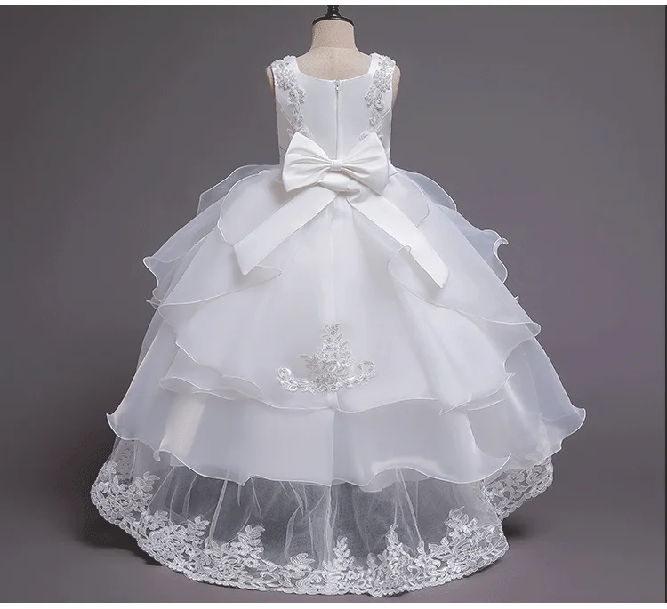 1788-Yoliyolei-Elegant-Tail-Girls-Party-Dress-Dove-AVELAPRO-43716273012963-08 Elegant Tail Girls Party Dress Dovetail Long Flower Girl Pageant Clothing Hand Made Retro Embroidery Kids Dresses