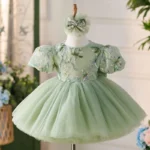 2PCS-Embroidered-princess-dress-for-girls-with-puffy-sleeves-baby-Fairy-Green-Puff-Dress-AVELAPRO-47426011103403-01 2PCS Embroidered princess dress for girls with puffy sleeves baby Fairy Green Puff Dress