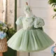 2PCS-Embroidered-princess-dress-for-girls-with-puffy-sleeves-baby-Fairy-Green-Puff-Dress-AVELAPRO-47426011103403-03 2PCS Embroidered princess dress for girls with puffy sleeves baby Fairy Green Puff Dress