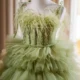 3-12-year-old-Green-Feather-Girls-Cake-Skirt-Stage-Performance-Fluffy-Wedding-Dress-Girls-Evening-Dress-AVELAPRO-47425807679659-05 3-12-year-old Green Feather Girls' Cake Skirt Stage Performance Fluffy Wedding Dress Girls' Evening Dress