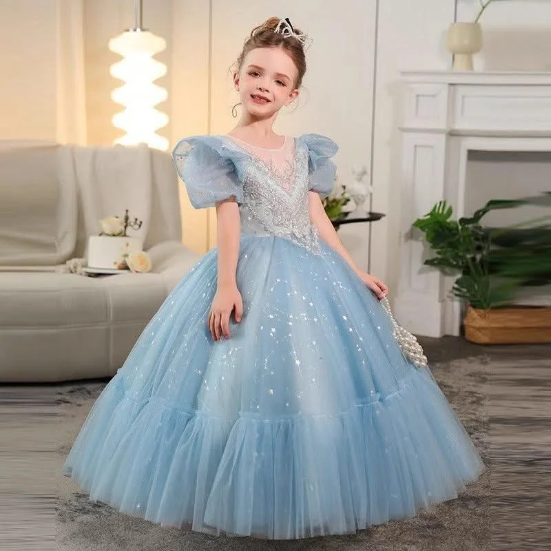 3-12-years-old-birthday-party-girls-princess-dress-wedding-puff-sleeve-embroidered-mesh-fluffy-blue-sequins-elegant-girls-evening-dress-AVELAPRO-47425808138411-04 3-12 years old birthday party girls princess dress wedding puff sleeve embroidered mesh fluffy blue sequins elegant girls evening dress
