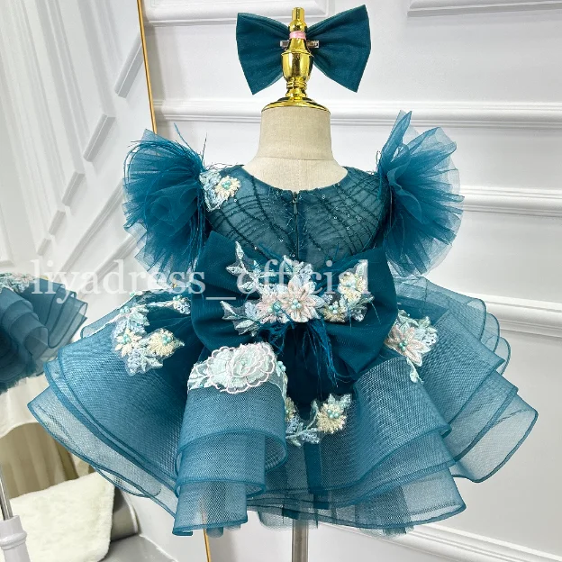 6M-12yrs-Baby-Beautiful-flower-Child-embroidered-Baby-wedding-party-princess-dress-kids-wear-AVELAPRO-47426026995883-10 6M-12yrs Baby Beautiful flower Child embroidered Baby wedding party princess dress kids wear