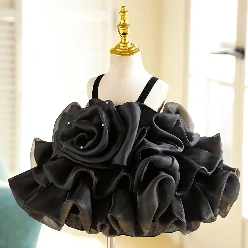 Beige-Black-Flower-Girl-Dress-Kids-Wedding-Birthday-Gown-J729-AVELAPRO-51786653434159-02 Beige Black Flower Girl Dress Kids Wedding Birthday Gown