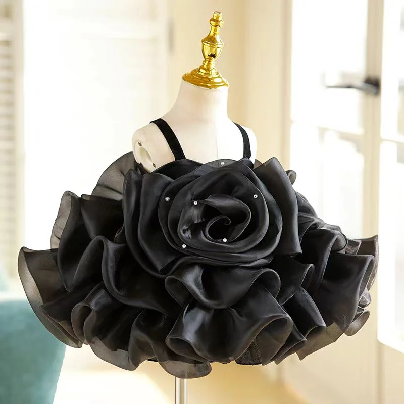 Beige-Black-Flower-Girl-Dress-Kids-Wedding-Birthday-Gown-J729-AVELAPRO-51786653434159-03 Beige Black Flower Girl Dress Kids Wedding Birthday Gown