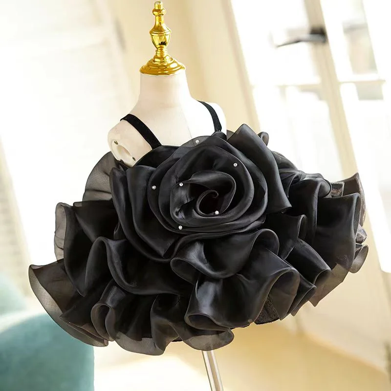 Beige-Black-Flower-Girl-Dress-Kids-Wedding-Birthday-Gown-J729-AVELAPRO-51786653434159-04 Beige Black Flower Girl Dress Kids Wedding Birthday Gown