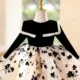 Black-Long-Sleeve-Girl-Dress-Knee-Length-Birthday-Wedding-Party-Gown-D163-AVELAPRO-52006210076975-09 Black Long Sleeve Girl Dress Knee Length Birthday Wedding Party Gown