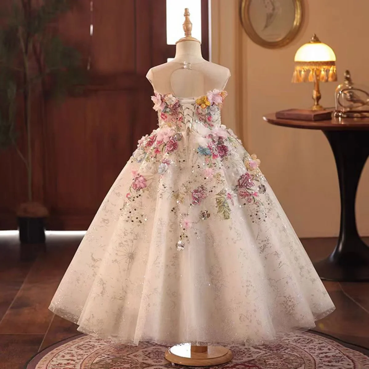 Floral-Luxury-Long-Girl-Dress-for-Princess-Birthday-Pageant-J292A-AVELAPRO-51819850367279-05 Floral Luxury Long Girl Dress for Princess Birthday Pageant