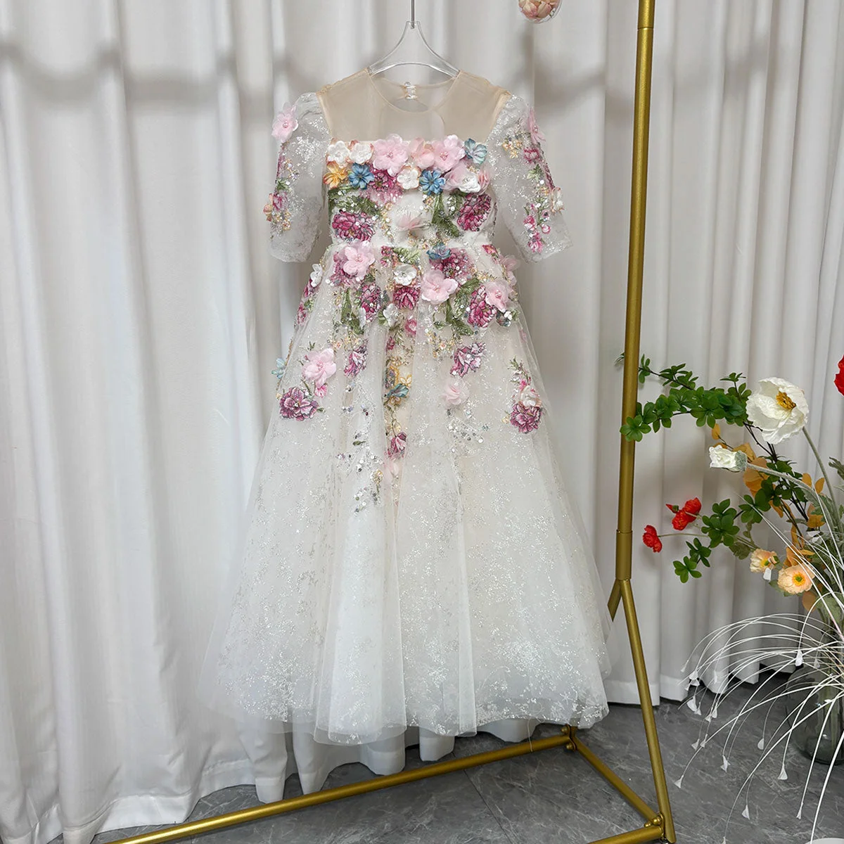Floral-Luxury-Long-Girl-Dress-for-Princess-Birthday-Pageant-J292A-AVELAPRO-51819850367279-09 Floral Luxury Long Girl Dress for Princess Birthday Pageant