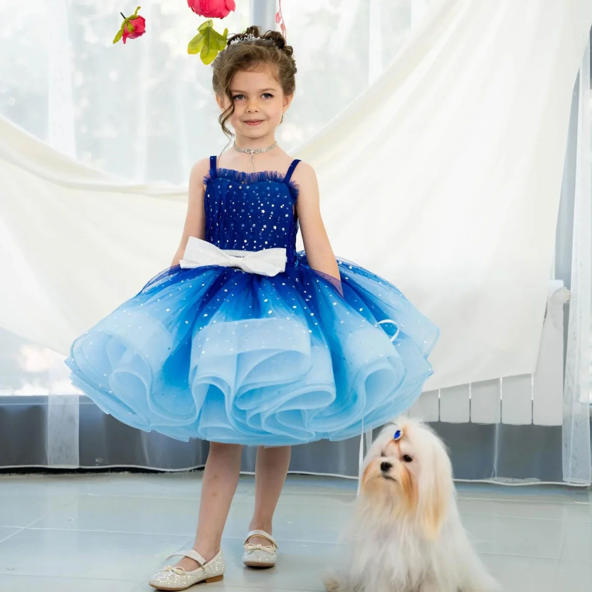 Fuchsia-Flower-Girl-Dress-with-Bow-Wedding-Birthday-Party-Prom-D133-AVELAPRO-51714067857711-05 Fuchsia Flower Girl Dress with Bow Wedding Birthday Party Prom