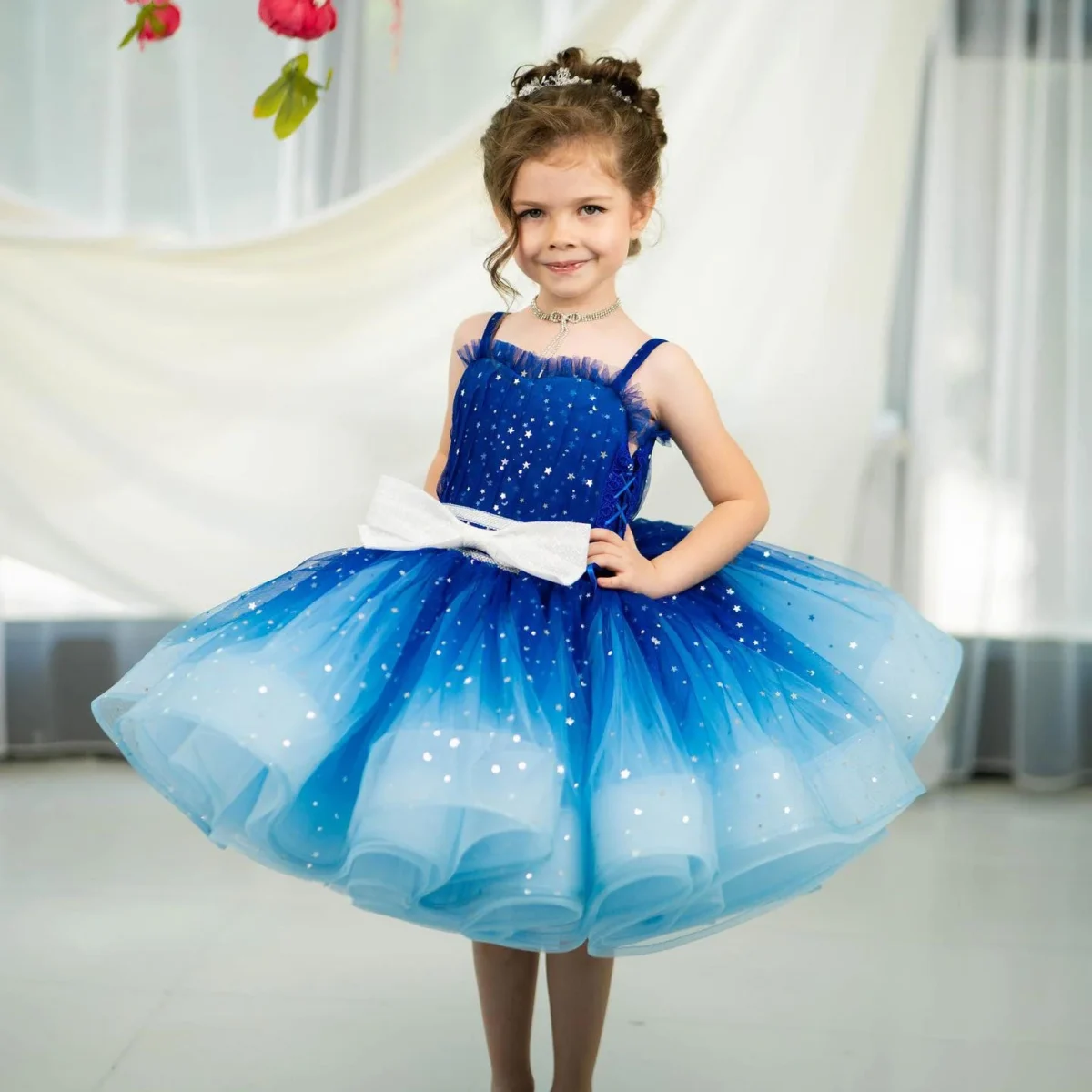 Fuchsia-Flower-Girl-Dress-with-Bow-Wedding-Birthday-Party-Prom-D133-AVELAPRO-51714067857711-06 Fuchsia Flower Girl Dress with Bow Wedding Birthday Party Prom