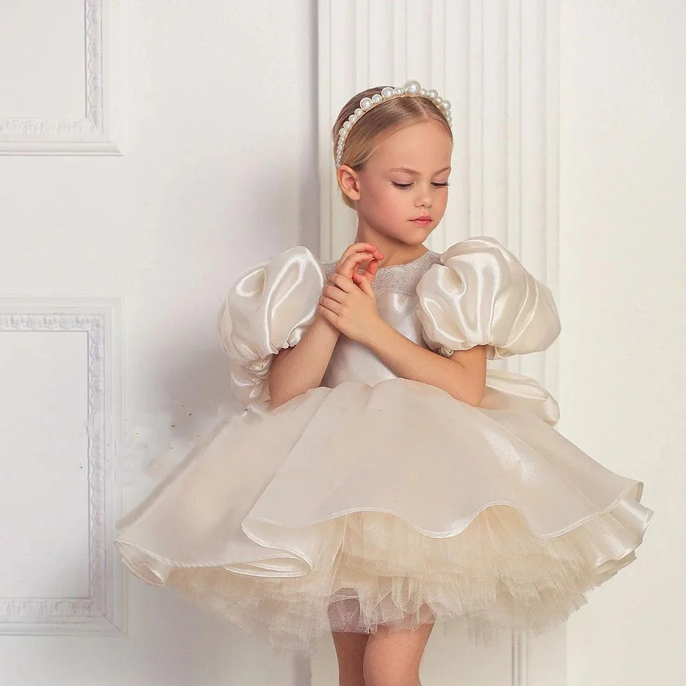 Girl-Dress-Puffy-Sleeve-for-Kids-Princess-Birthday-Wedding-Party-J373-AVELAPRO-50731431592239-01 Girl Dress Puffy Sleeve for Kids Princess Birthday Wedding Party