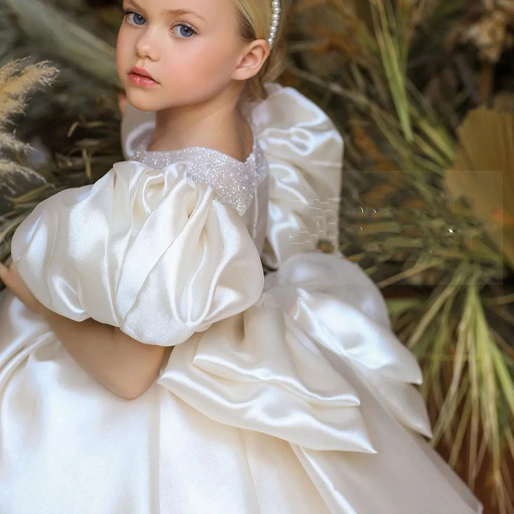 Girl-Dress-Puffy-Sleeve-for-Kids-Princess-Birthday-Wedding-Party-J373-AVELAPRO-50731431592239-02 Girl Dress Puffy Sleeve for Kids Princess Birthday Wedding Party