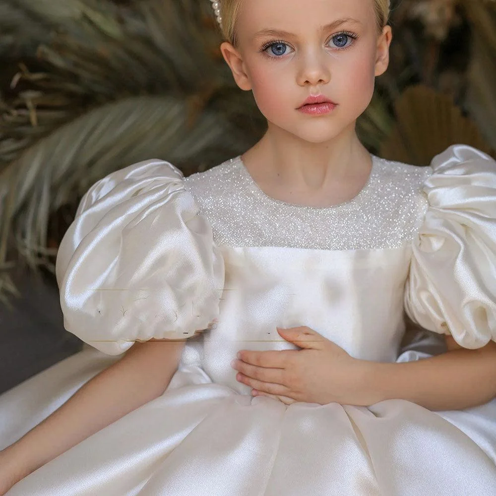 Girl-Dress-Puffy-Sleeve-for-Kids-Princess-Birthday-Wedding-Party-J373-AVELAPRO-50731431592239-03 Girl Dress Puffy Sleeve for Kids Princess Birthday Wedding Party