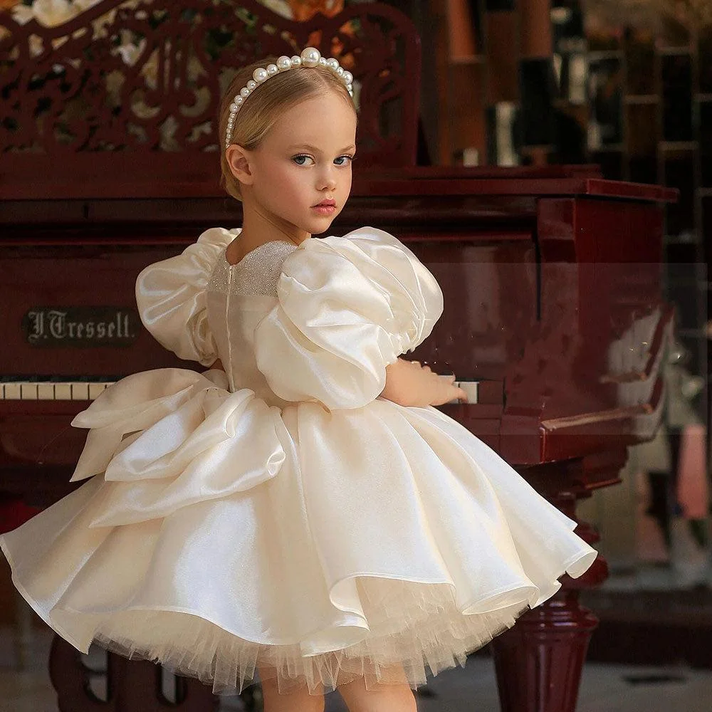 Girl-Dress-Puffy-Sleeve-for-Kids-Princess-Birthday-Wedding-Party-J373-AVELAPRO-50731431592239-04 Girl Dress Puffy Sleeve for Kids Princess Birthday Wedding Party