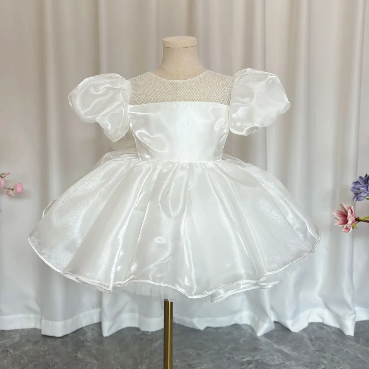 Girl-Dress-Puffy-Sleeve-for-Kids-Princess-Birthday-Wedding-Party-J373-AVELAPRO-50731431592239-08 Girl Dress Puffy Sleeve for Kids Princess Birthday Wedding Party