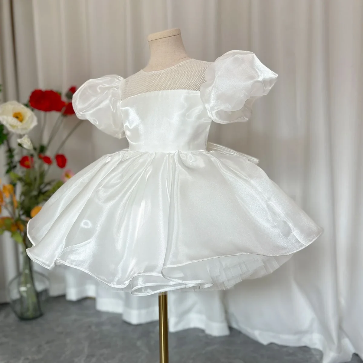 Girl-Dress-Puffy-Sleeve-for-Kids-Princess-Birthday-Wedding-Party-J373-AVELAPRO-50731431592239-09 Girl Dress Puffy Sleeve for Kids Princess Birthday Wedding Party