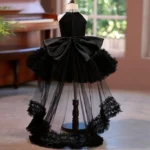 Girls-fashionable-halter-neck-princess-dress-with-tail-birthday-party-catwalk-evening-dress-AVELAPRO-47426060189867-01 Girls' fashionable halter neck princess dress with tail birthday party catwalk evening dress