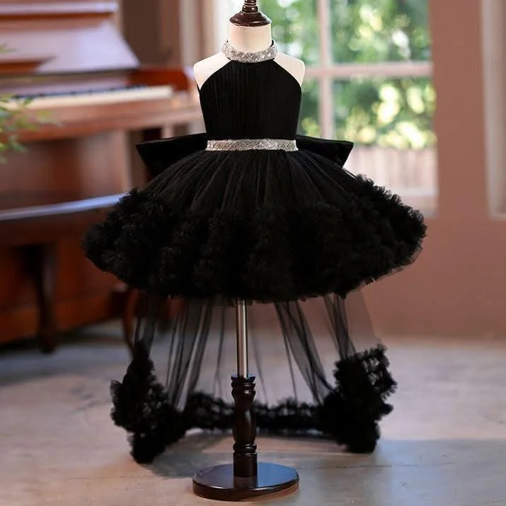 Girls-fashionable-halter-neck-princess-dress-with-tail-birthday-party-catwalk-evening-dress-AVELAPRO-47426060189867-03 Girls' fashionable halter neck princess dress with tail birthday party catwalk evening dress