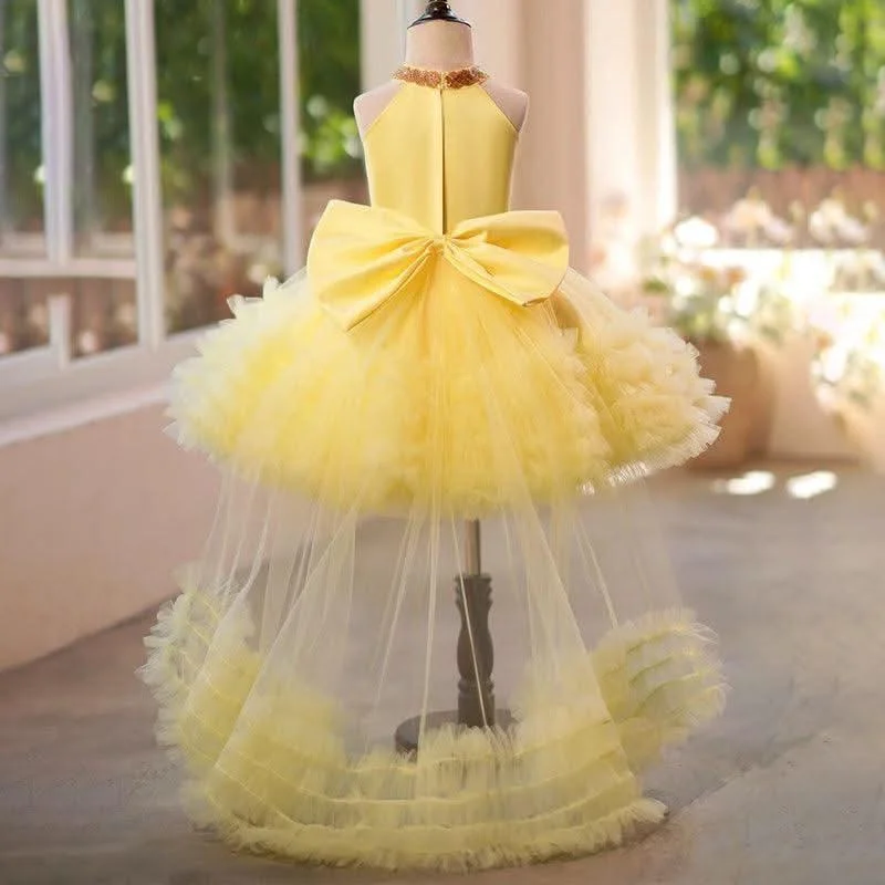 Girls-fashionable-halter-neck-princess-dress-with-tail-birthday-party-catwalk-evening-dress-AVELAPRO-47426060189867-07 Girls' fashionable halter neck princess dress with tail birthday party catwalk evening dress