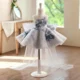 Grey-Flower-Girl-Dress-for-Girls-Tulle-Floral-Party-Dress-for-Wedding-D271-AVELAPRO-57182302568751-01 Grey Flower Girl Dress for Girls Tulle Floral Party Dress for Wedding