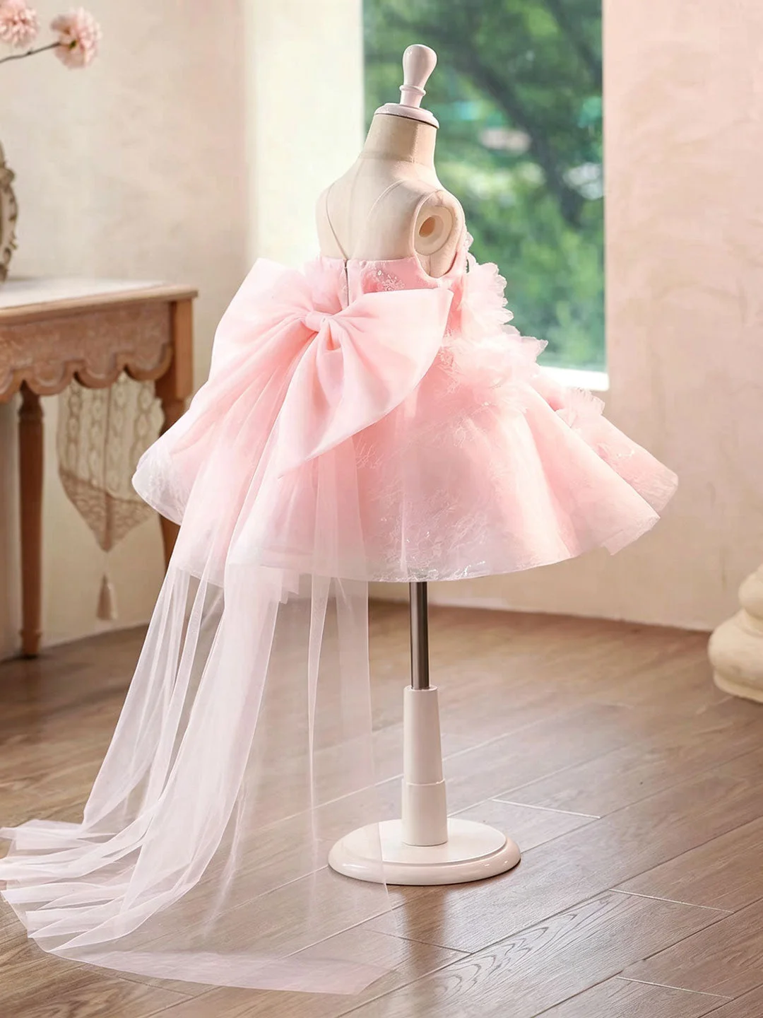 Grey-Flower-Girl-Dress-for-Girls-Tulle-Floral-Party-Dress-for-Wedding-D271-AVELAPRO-57182302568751-10 Grey Flower Girl Dress for Girls Tulle Floral Party Dress for Wedding