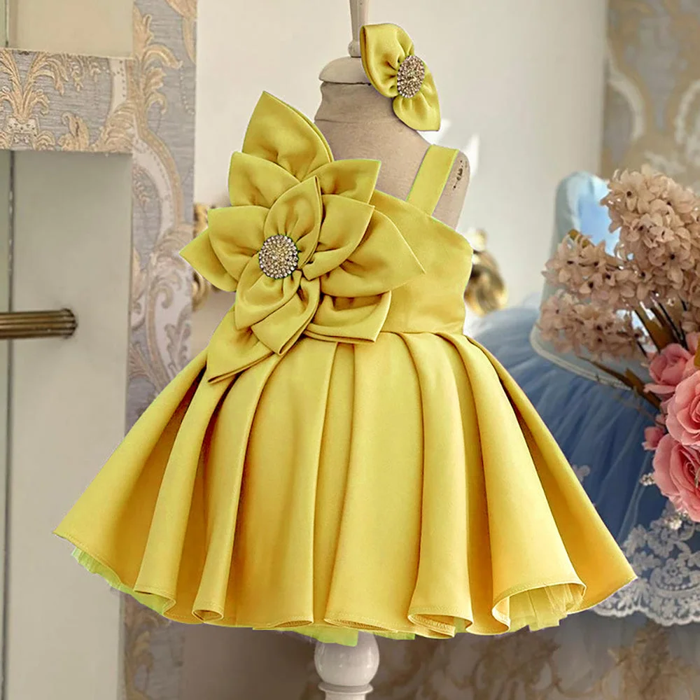 JUM133-Latest-Flower-Decoration-Fancy-Design-Facto-AVELAPRO-45829052039395-04 Latest Flower Decoration Fancy Design Satin High Quality Princess Haute Couture Birthday Party Girl Dress