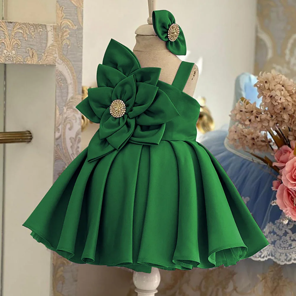 JUM133-Latest-Flower-Decoration-Fancy-Design-Facto-AVELAPRO-45829052039395-05 Latest Flower Decoration Fancy Design Satin High Quality Princess Haute Couture Birthday Party Girl Dress