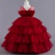 LS8050-Girls-Dress-Long-Princess-Dress-Flower-Girl-Wedding-Cake-Dress-Sweet-Little-Girl-Puffy-Dress-AVELAPRO-43581284188387-05 Girls Dress Long Princess Dress Flower Girl Wedding Cake Dress Sweet Little Girl Puffy Dress