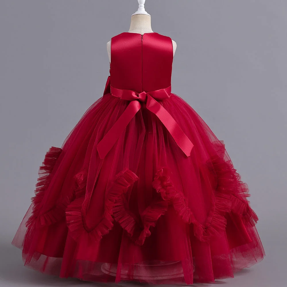 LS8053-2-to-9-Years-Outong-Elegant-Dress-Little-G-AVELAPRO-43581454516451-06 2 to 9 Years Elegant Dress Little Girl Long Lace Princess Dress Fit For 2 to 9 Years Girls