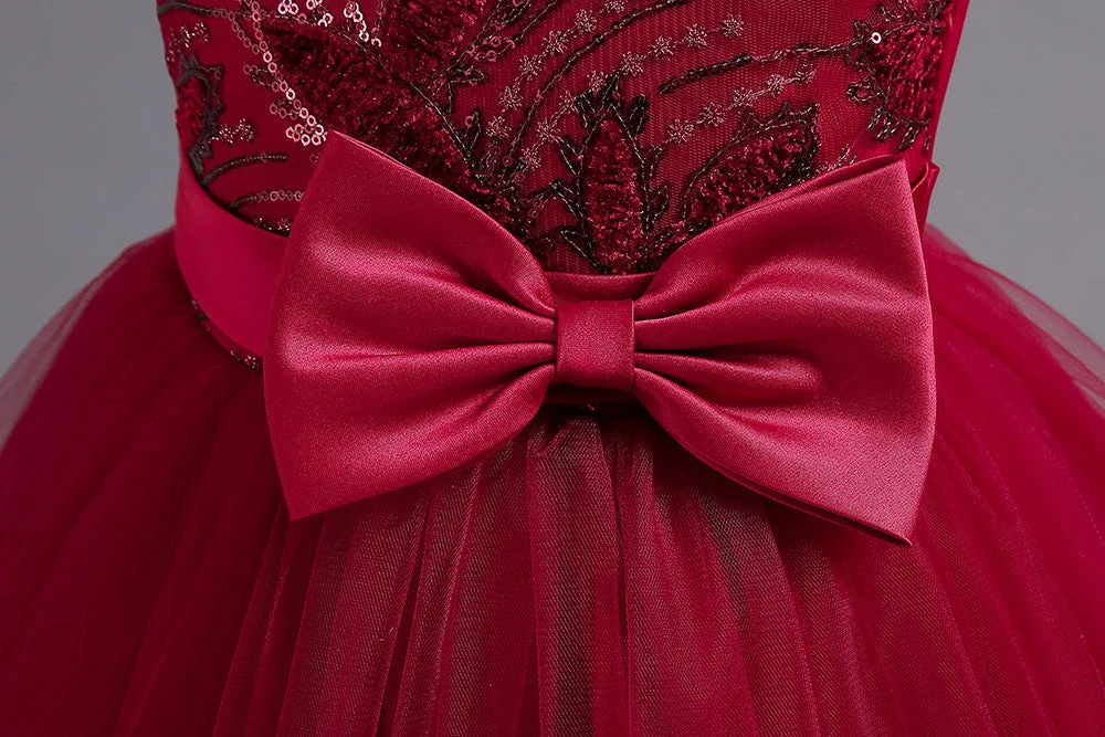 LS8053-2-to-9-Years-Outong-Elegant-Dress-Little-G-AVELAPRO-43581454516451-10 2 to 9 Years Elegant Dress Little Girl Long Lace Princess Dress Fit For 2 to 9 Years Girls