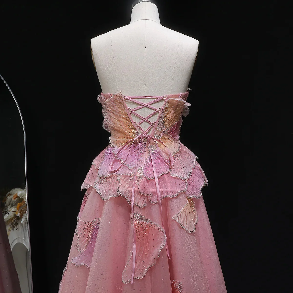Luxury-3D-Floral-Beaded-Ball-Gown-Evening-Dress-with-Strapless-Design-SS749-AVELAPRO-56659603226927-05 Luxury 3D Floral Beaded Ball Gown Evening Dress with Strapless Design