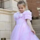 Luxury-Arabic-Pink-Girl-Dress-Handmade-Flowers-Princess-Gown-J150-AVELAPRO-48851735773487-08 Luxury Arabic Pink Girl Dress Handmade Flowers Princess Gown