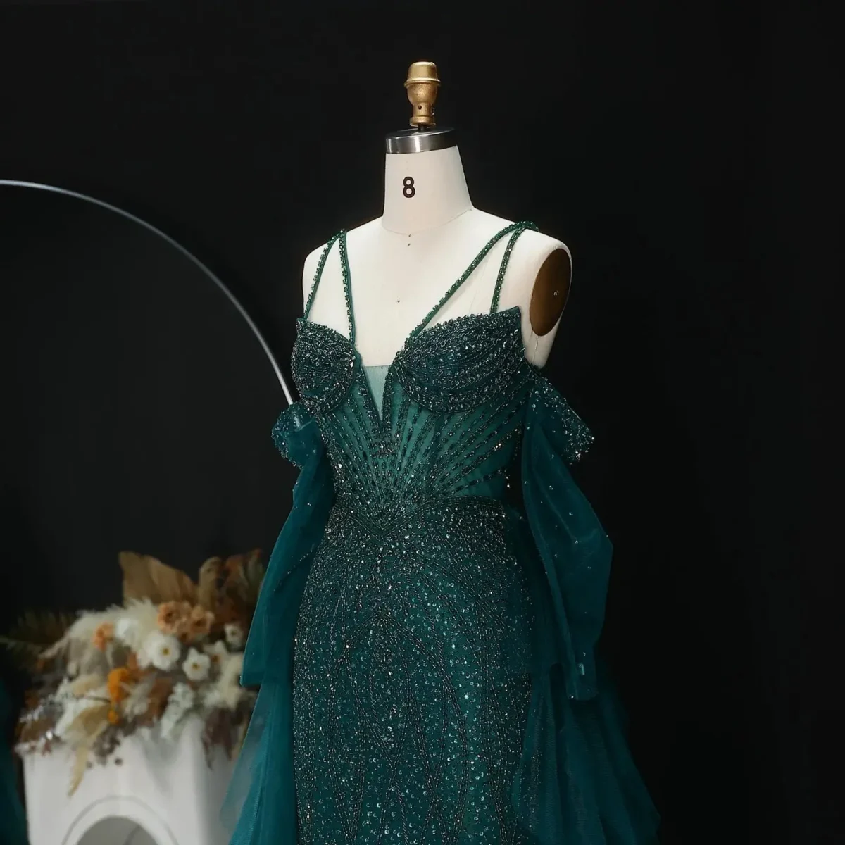 Luxury-Beaded-Evening-Dress-with-Detachable-Sheer-Train-SS123-AVELAPRO-57990309740847-08 Luxury Beaded Evening Dress with Detachable Sheer Train