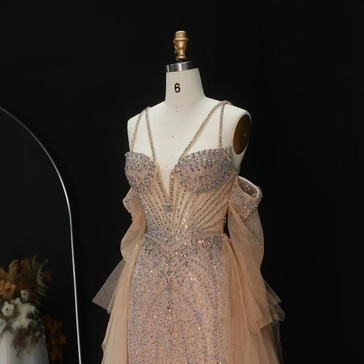 Luxury-Beaded-Evening-Dress-with-Detachable-Sheer-Train-SS123-AVELAPRO-57990309740847-13 Luxury Beaded Evening Dress with Detachable Sheer Train