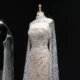 Luxury-Beaded-Mermaid-Evening-Dress-with-Flowing-Cape-Sleeves-SS663-AVELAPRO-51927026041135-06 Luxury Beaded Mermaid Evening Dress with Flowing Cape Sleeves