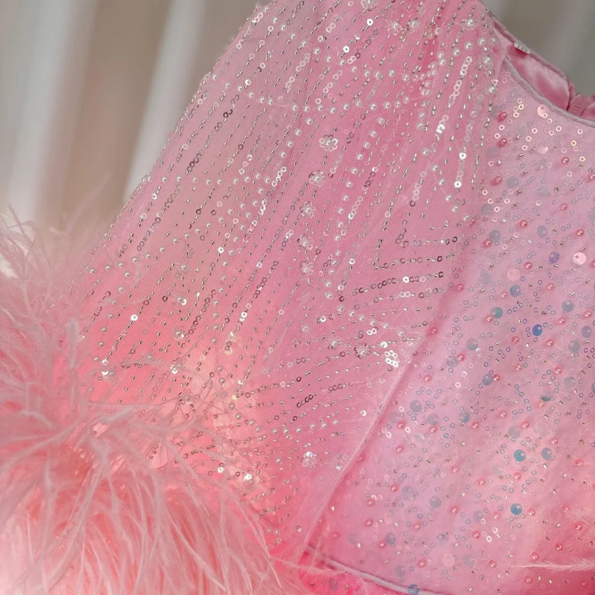 Luxury-Blue-Girl-Dress-Feathers-Cap-Sleeve-Kid-Princess-J170-AVELAPRO-50734828880175-12 Luxury Blue Girl Dress Feathers Cap Sleeve Kid Princess