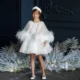 Luxury-Blue-Girl-Dress-Feathers-Cap-Sleeve-Kid-Princess-J170-AVELAPRO-50734828880175-17 Luxury Blue Girl Dress Feathers Cap Sleeve Kid Princess