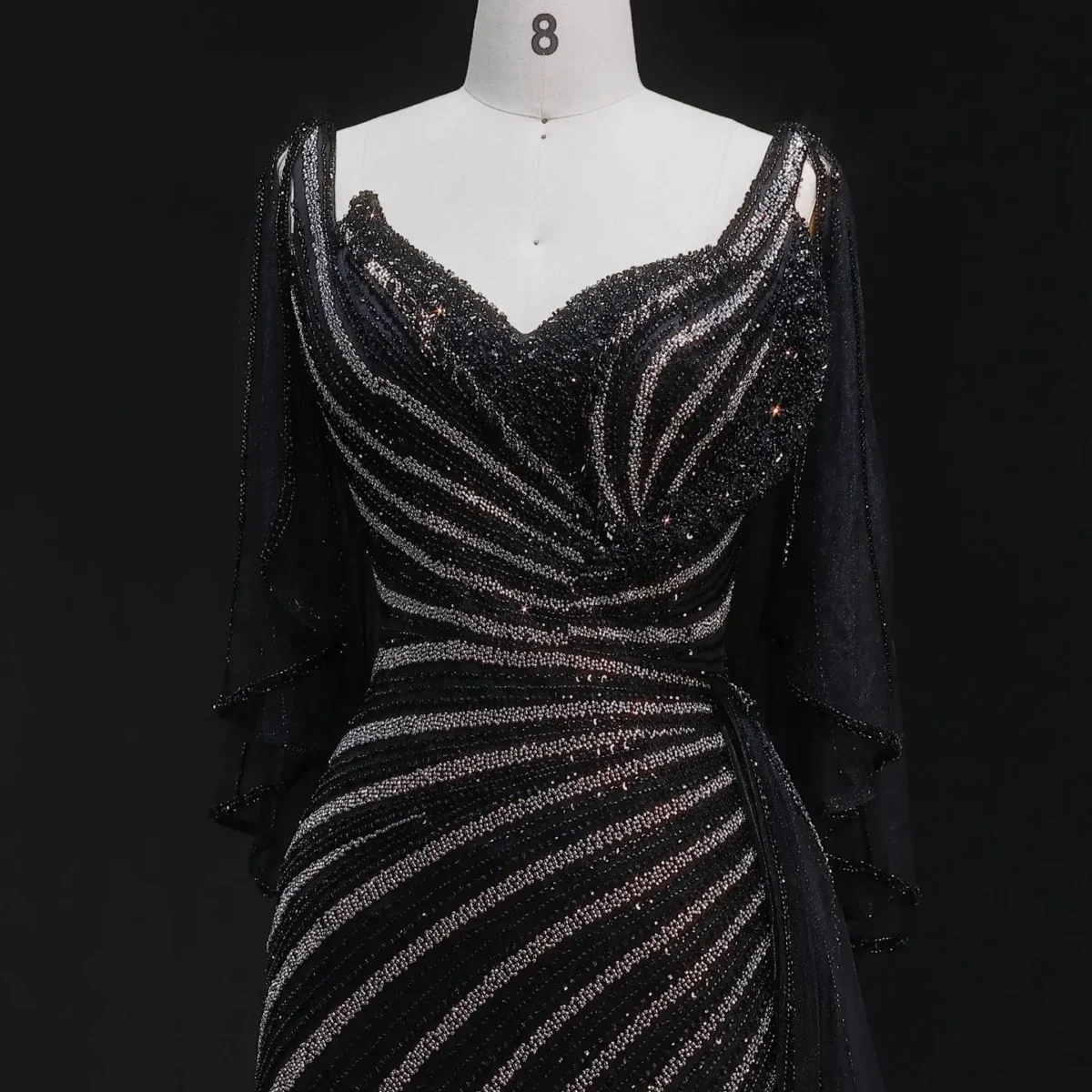 Luxury-Champagne-Evening-Dress-with-Cape-Sleeves-Elegant-Formal-Gown-SS063-AVELAPRO-57137648075055-15 Luxury Champagne Evening Dress with Cape Sleeves Elegant Formal Gown