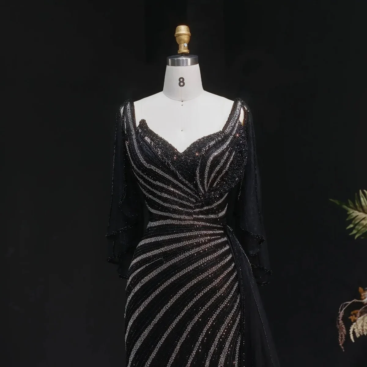 Luxury-Champagne-Evening-Dress-with-Cape-Sleeves-Elegant-Formal-Gown-SS063-AVELAPRO-57137648075055-19 Luxury Champagne Evening Dress with Cape Sleeves Elegant Formal Gown