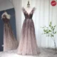 Luxury-Dubai-Feathers-Evening-Dresses-V-Neck-Beaded-Gowns-SS335-AVELAPRO-50497625653551-05 Luxury Dubai Feathers Evening Dresses V-Neck Beaded Gowns