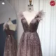 Luxury-Dubai-Feathers-Evening-Dresses-V-Neck-Beaded-Gowns-SS335-AVELAPRO-50497625653551-07 Luxury Dubai Feathers Evening Dresses V-Neck Beaded Gowns