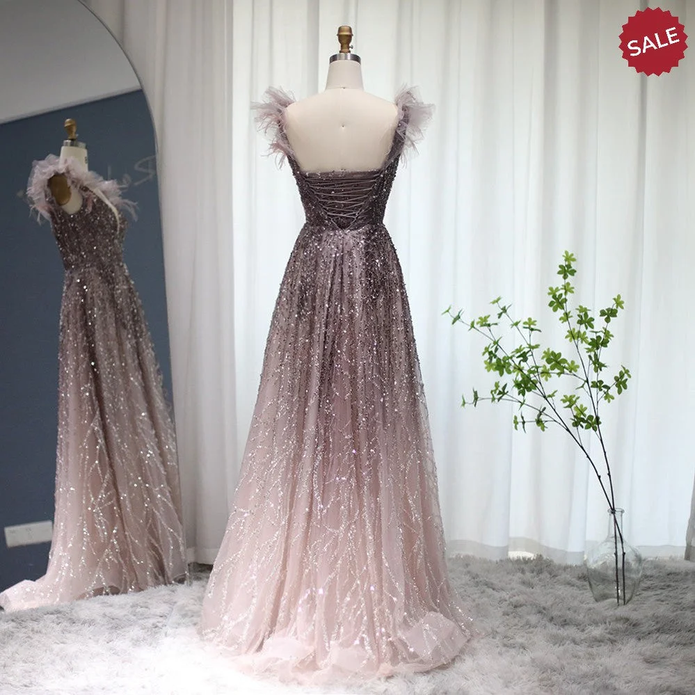 Luxury-Dubai-Feathers-Evening-Dresses-V-Neck-Beaded-Gowns-SS335-AVELAPRO-50497625653551-08 Luxury Dubai Feathers Evening Dresses V-Neck Beaded Gowns