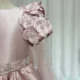 Luxury-Dusty-Pink-Beaded-Arabic-Girl-Dress-with-Cap-Sleeves-J037-AVELAPRO-50751479415087-04 Luxury Dusty Pink Beaded Arabic Girl Dress with Cap Sleeves