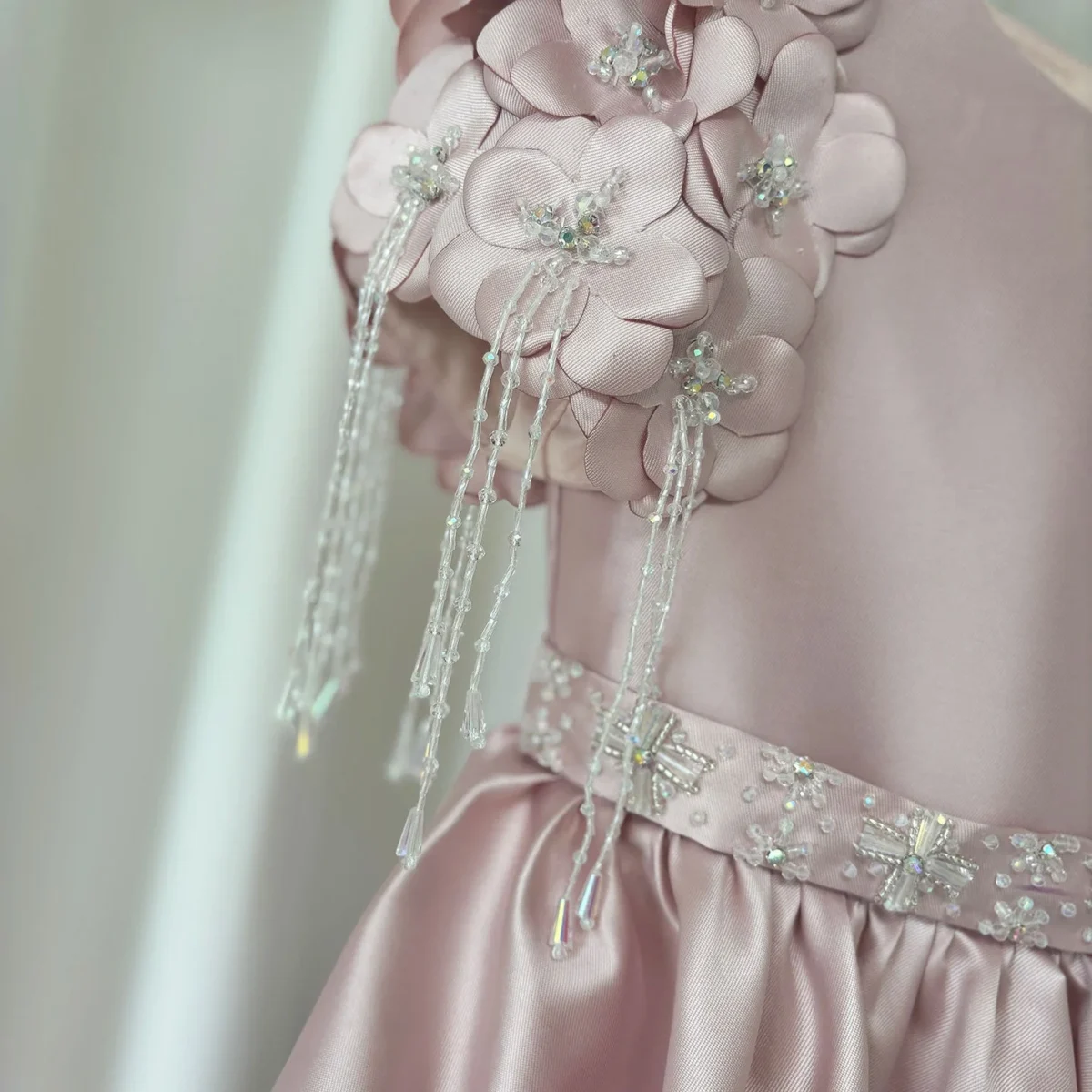 Luxury-Dusty-Pink-Beaded-Arabic-Girl-Dress-with-Cap-Sleeves-J037-AVELAPRO-50751479415087-07 Luxury Dusty Pink Beaded Arabic Girl Dress with Cap Sleeves