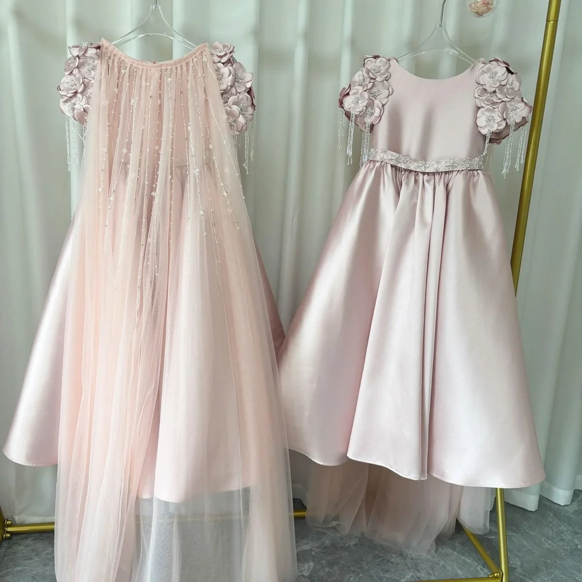 Luxury-Dusty-Pink-Beaded-Arabic-Girl-Dress-with-Cap-Sleeves-J037-AVELAPRO-50751479415087-11 Luxury Dusty Pink Beaded Arabic Girl Dress with Cap Sleeves