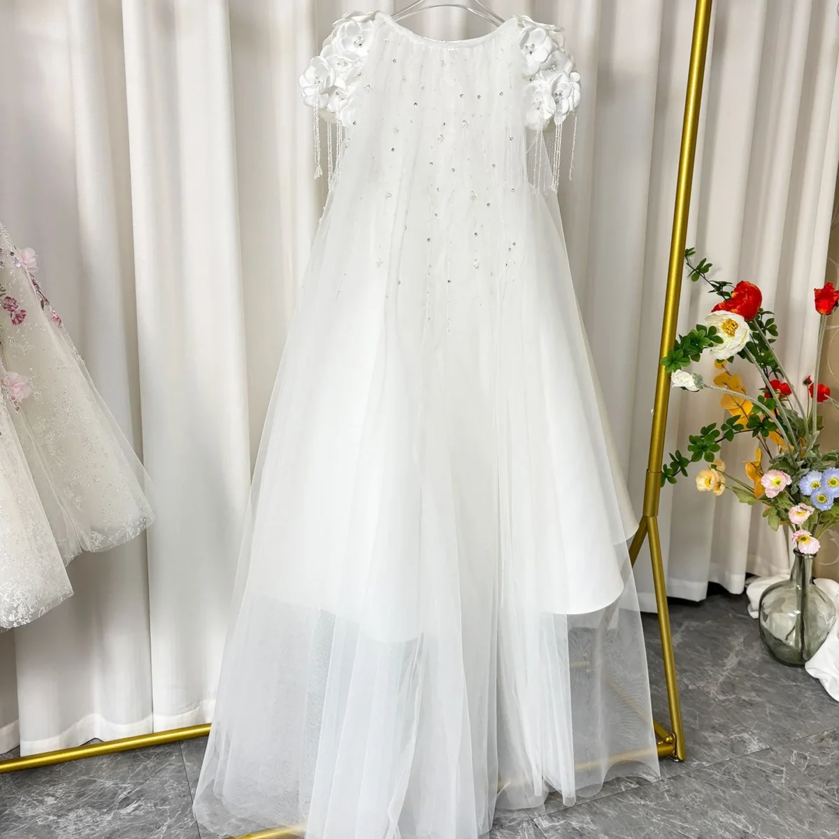 Luxury-Dusty-Pink-Beaded-Arabic-Girl-Dress-with-Cap-Sleeves-J037-AVELAPRO-50751479415087-16 Luxury Dusty Pink Beaded Arabic Girl Dress with Cap Sleeves