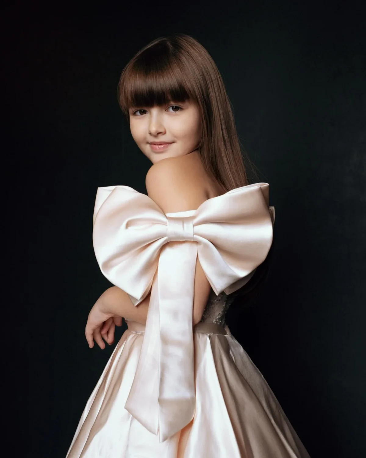 Luxury-Elegant-Pink-Flower-Girl-Dress-with-Bow-J113-AVELAPRO-50782845174063-04 Luxury Elegant Pink Flower Girl Dress with Bow